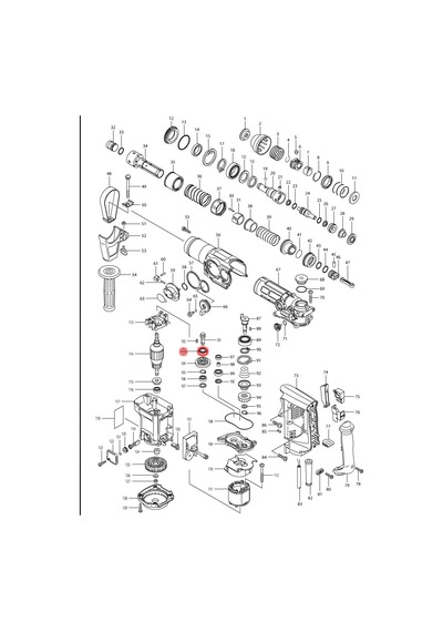 Makita HR3000C Rulman 6001 Ürün Kodu 211138-8