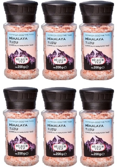 Himalaya Tuzu Sofrada Öğütmeli 200 Gr X 6 Adet