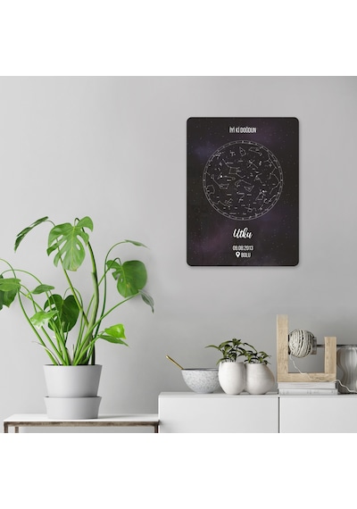 Decorita Cam Tablo | Doğum Günü Hediyesi Yıldız Haritası