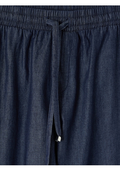 Lcwaıkıkı Classic Siyah Beli Lastikli Carrot Fit Kadın Jean Pantolon