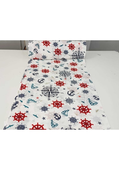 Lionas Metrelik Kumaş Nevresimlik Kumaş 100x240 Cm Mavi