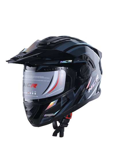 Ncr X-Cross Çene Açılır  Ece-22.06 Kask Mavi Gri