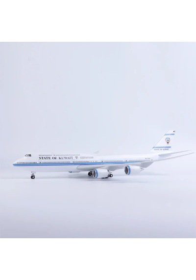 State Of Kuwait B747 Yolcu Uçağı Model Uçak 1/160 47cm