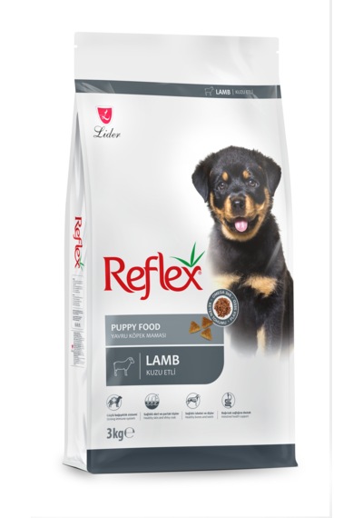 Reflex Kuzulu Ve Pirinçli Yavru Köpek Maması 3 KG