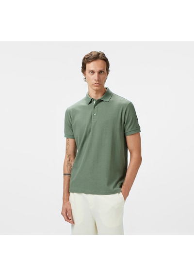Nautica Erkek Yeşil Regular Fit Polo Yaka T-shirt Düz K55303t Yeşil