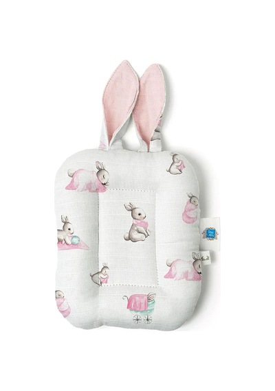 % 100 Pamuk Anne Müslin Emzirme Yastığı - Bébé Lapin Rose Armcush1019