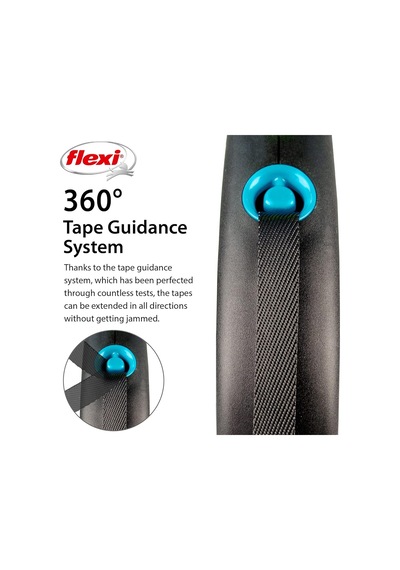 Flexi Black Design M Beden Mavi 5mt Şerit Tasma Genel