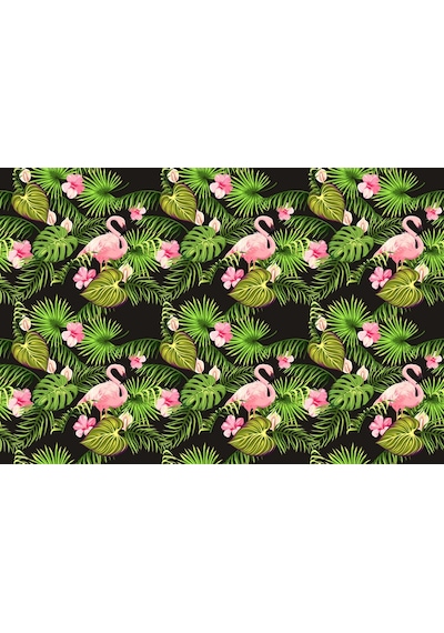 Flamingo Desenli Duvar Kağıdı (359267138)