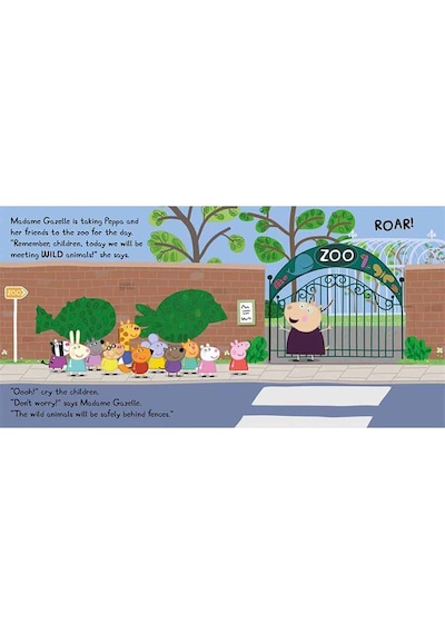 Peppa Pig: At the Zoo: A lift-the-flap book (Peppa Pig Lift the Flap Book)- Ladybirds
