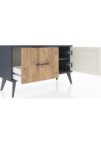 Arges Şifonyer Tek Raflı Tek Çekmeceli Tek Kapaklı 88x30x48 Antrasit-aytaşı/çam Aytaşı/çam Arges Şifonyer Tek Raflı Tek Çekmeceli Tek Kapaklı 88x30x48 Antrasit-aytaşı/çam Aytaşı/çam