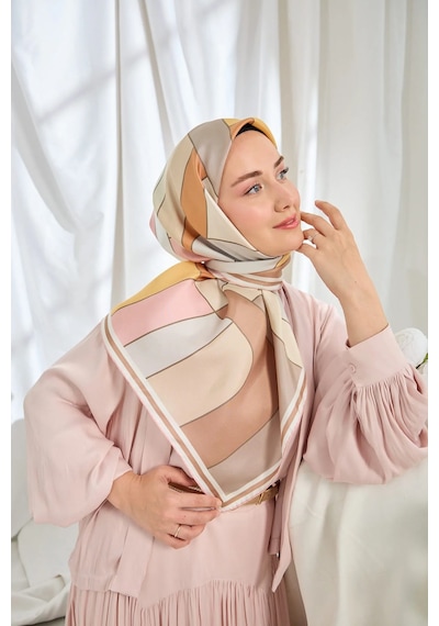 Silk Home %100 Twill İpek Eşarp S543 Pembe