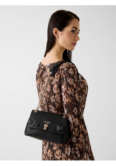Guess Yesba Dönüştürülebilir Çapraz Askılı Kadın Siyah Omuz Çantası Hwbg7833210-bla Siyah