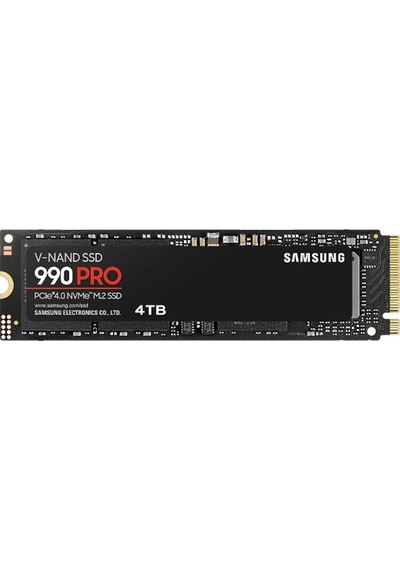 4 Tb 990 Pro Samsung Nvme M.2 Mz-v9p4t0bw Pcıe 7450-6900 Mb/s Samsung Tr Garantılı