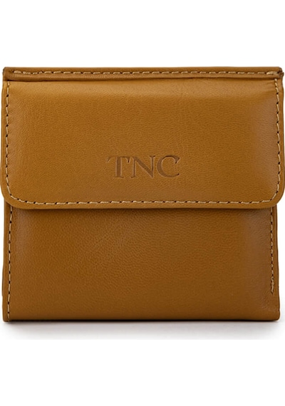 Tamer Tanca Unisex Hakiki Deri Hardal Cüzdan 688 1415 Czdn Y25 Hardal Hardal