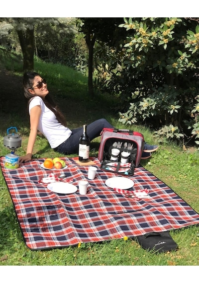 Campout Piknik Örtüsü Çoklu Renk
