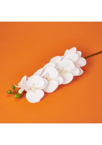 Orkide Yapay Çiçek - Beyaz - 95 Cm Çok Renkli