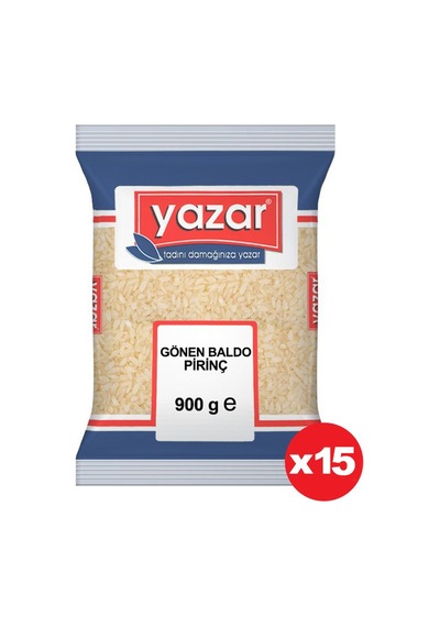 Yazar Gönen Baldo Pirinç 15 x 900 G
