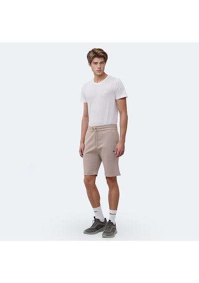 Slazenger VELVELA I Erkek Cepli Taş Gri Şort