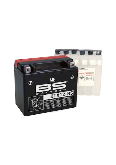 Bs Akü Btx12-Bs 12V10Ah Honda Foresıght 250 Pıaggıo X7 X8 X-Evo 2 (525924156)