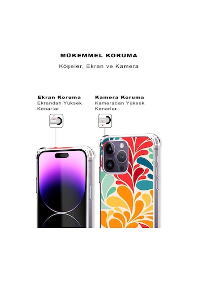 Samsung Galaxy S25 İle Uyumlu Retro Color 5 Tasarımlı Antişok Kılıf