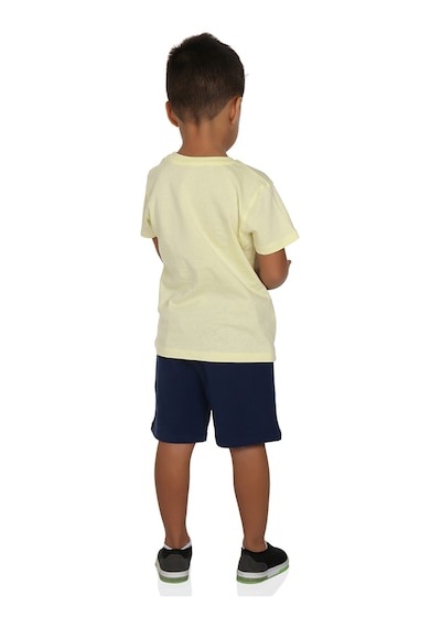 Toontoy Kids Toontoy Erkek Çocuk Hollo Baskılı Şortlu Takım Sarı