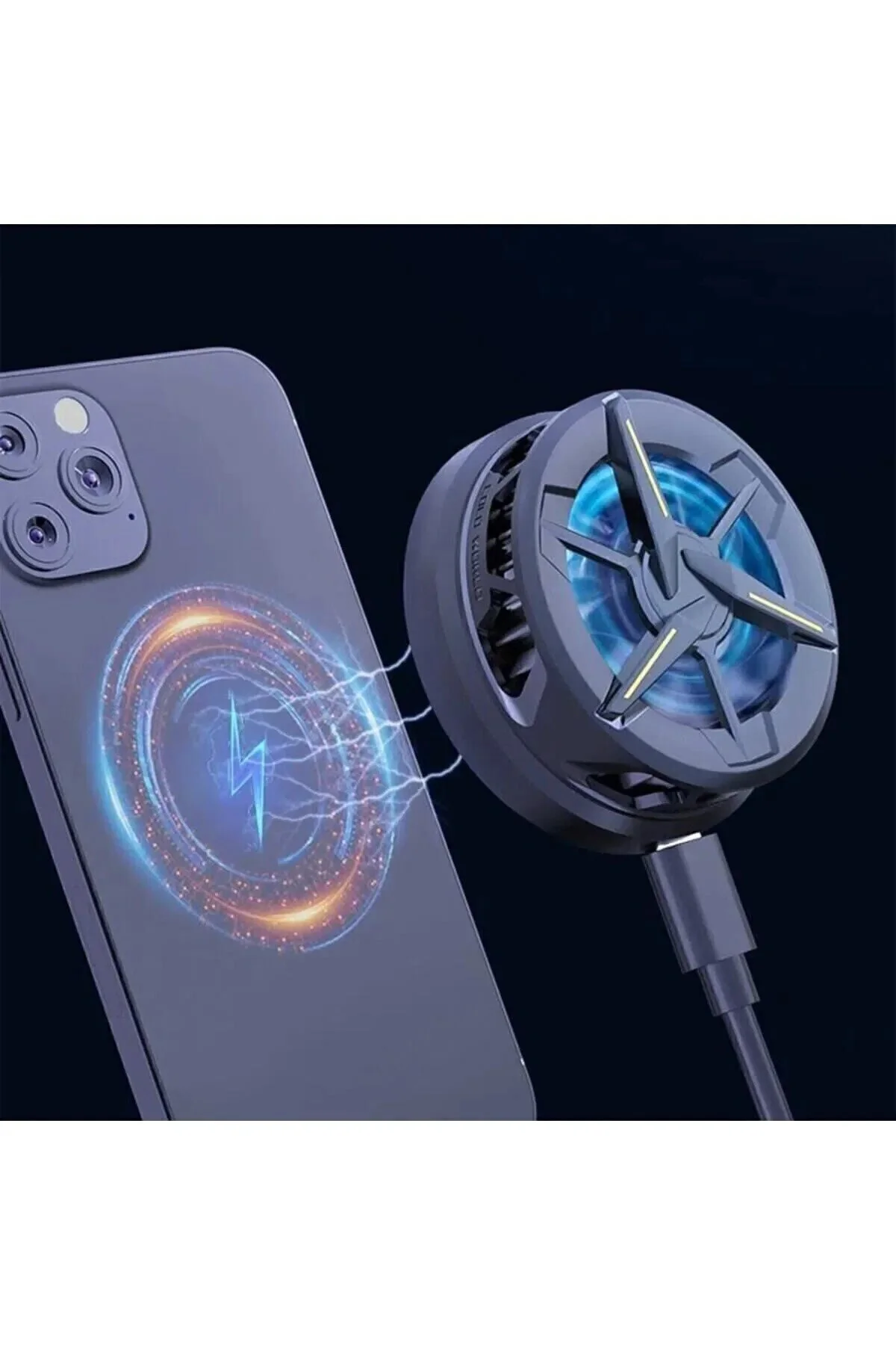 Cx-01 Mıknatıslı Manyetik Magesafe Cep Telefon Soğutma Fanı Radyatör Soğutucu