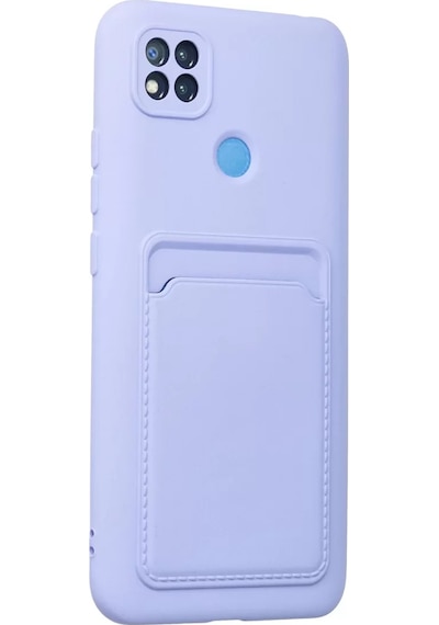 Newface Xiaomi Redmi 9c Kılıf Kelvin Kartvizitli Silikon - Lila