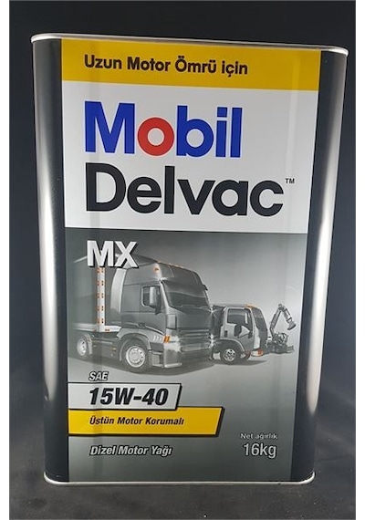 MOBIL 1540-MX-16 15/40  ( 15W40 15 40 )  16KG MOBİL DELVAC MX  W