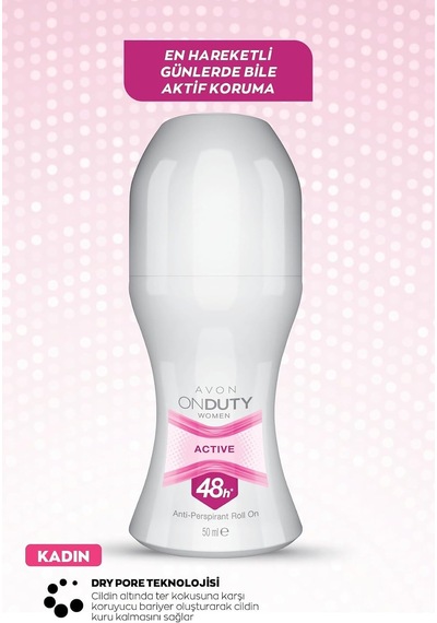 On Duty Active Antiperspirant Kadın Roll-on Deodorant - 50ml
