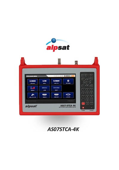 Alpsat As07 Stca-4k Uydu/kamera/karasal/kablo Combo Sinyal Bulucu