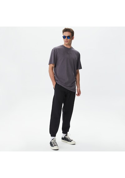 Karl Kani Small Signature Essential Regular Fit Erkek Siyah Eşofman Altı Düz Kmpl011001 Siyah