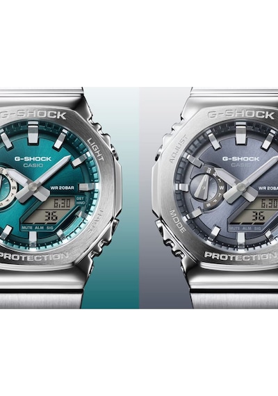 Casio Gm-2110d-8adr Kol Saati Gri
