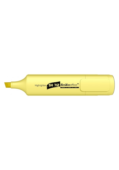 Scrikss Office Fosforlu Kalem Pastel Sarı Sh712 Sarı