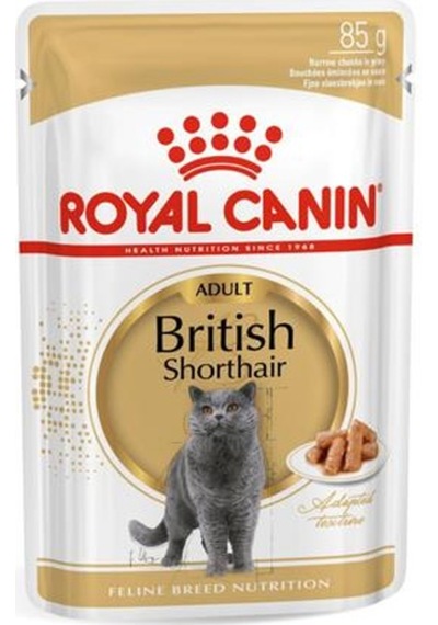 Royal Canin British Shorthair Pouch Yetişkin Kedi Konservesi 85 Gr