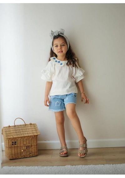 My Kids Wear Kız Çocuk Yeni Alt Üst Takım Mavi