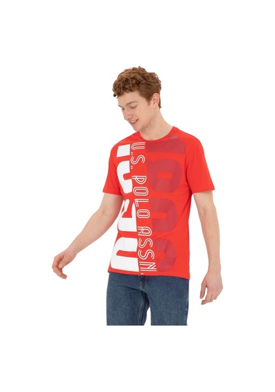 U.S. Polo Assn. Erkek Bisiklet Yaka T-shirt 1573137 Kırmızı