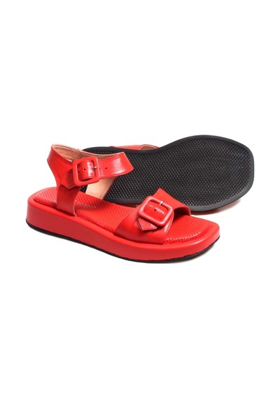 Fast Step Hakiki Deri Kadın Klasik Sandalet 710za150 001