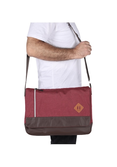 Strong Bag Strong 15.6 Inch Laptop Bölmeli Omuz Askılı Postacı Çantası Kft04 Bordo