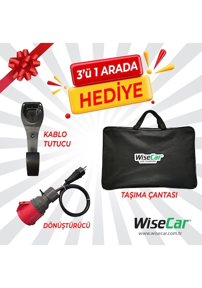 Wisecar Wtps3 22 Kw Taşınabilir Elektrikli Araç Şarj Cihazı Mobil