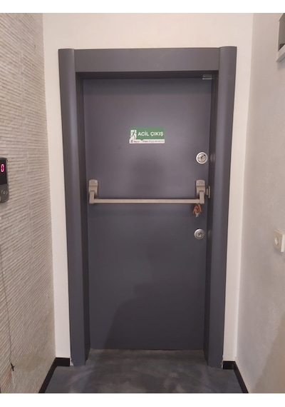 Tse Sertifikalı Yangın Kapıları,antrasit Panikbarlı Yangın Kapısı