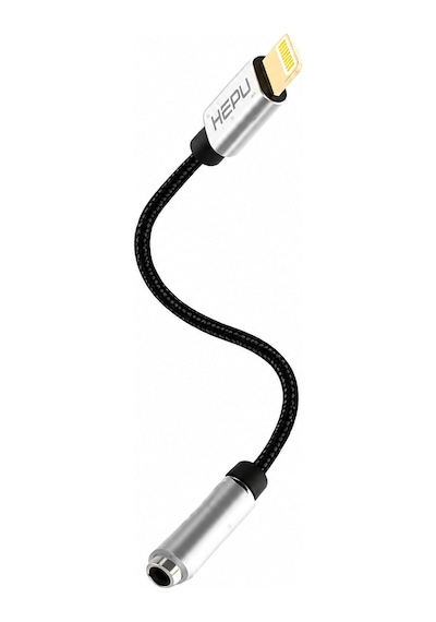 Hepu HP-19 iOS AUX Dönüştürücü – Lightning Girişli iPhone & iPad için Ses Adaptörü (30 cm)