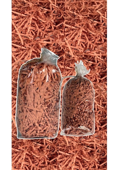 Gül Kurusu Z Zigzag Kırpık Kâğıt Hediye Kutu İçi Dolgu Süsleme Ve Dolgu Malzemesi 25 Gr