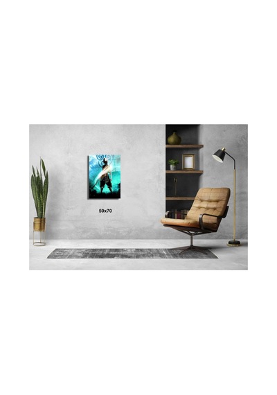 Avatar Son Havabükücü Anime Cam Tablo Pct0465 Modern Dekorasyon Temalı Dekoratif Duvar Tablosu, Salon, Ev Ve Ofis Dekoru,