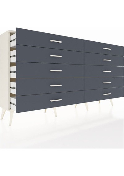 Arges Konsol 10 Çekmeceli 176x30x99 Aytaşı-aytaşı/antrasit Aytası/antrasıt - Aytası Arges Konsol 10 Çekmeceli 176x30x99 Aytaşı-aytaşı/antrasit Aytası/antrasıt - Aytası