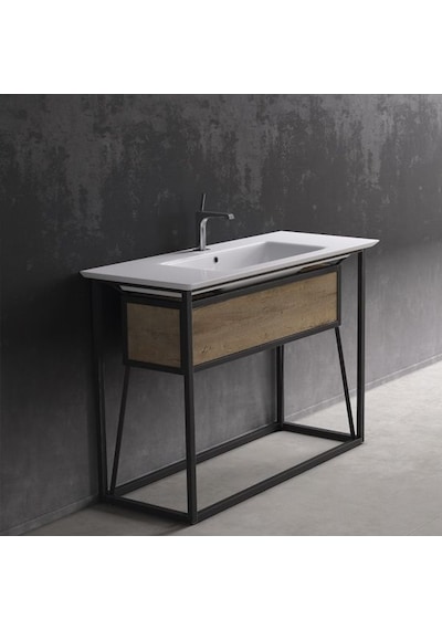 Sanovit Sharp 105 CM Konsollu Süper Ince Lavabo Beyaz