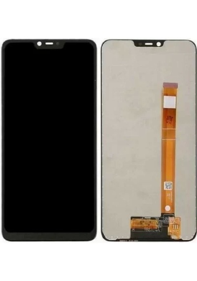 Realme Uyumlu C1 Lcd Ekran Siyah Çıtasız
