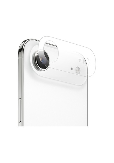 İphone 17 Air Uyumlu Frm 10 İn 1 Mat Kamera Lens Koruyucu - Şeffaf Beyaz