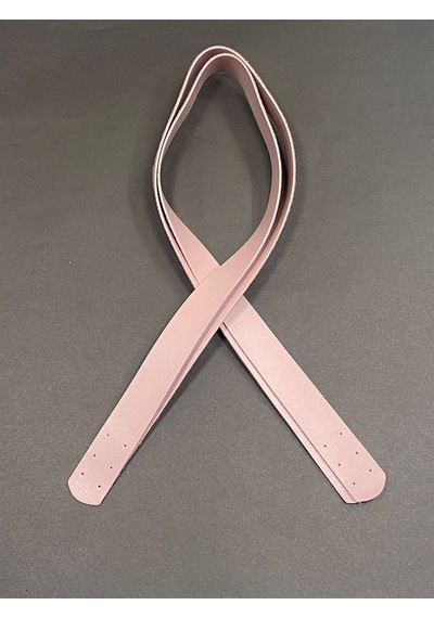 Karantuhafiye Dikmeli Spor Sap / Çanta Sapı / Deri Dikmeli Sap 70 Cm Pembe Pembe