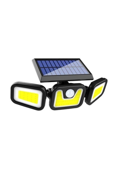 Mx-1725b Sensörlü 3 Modlu 90 Cob Ledli Solar Aydınlatmalı Duvar Lambası Belirtilmemis