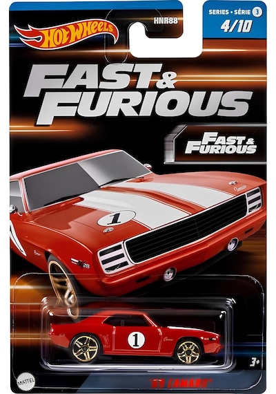 Hot Wheels Fast & Furious Temalı Arabalar 69 Camaro Hnt14